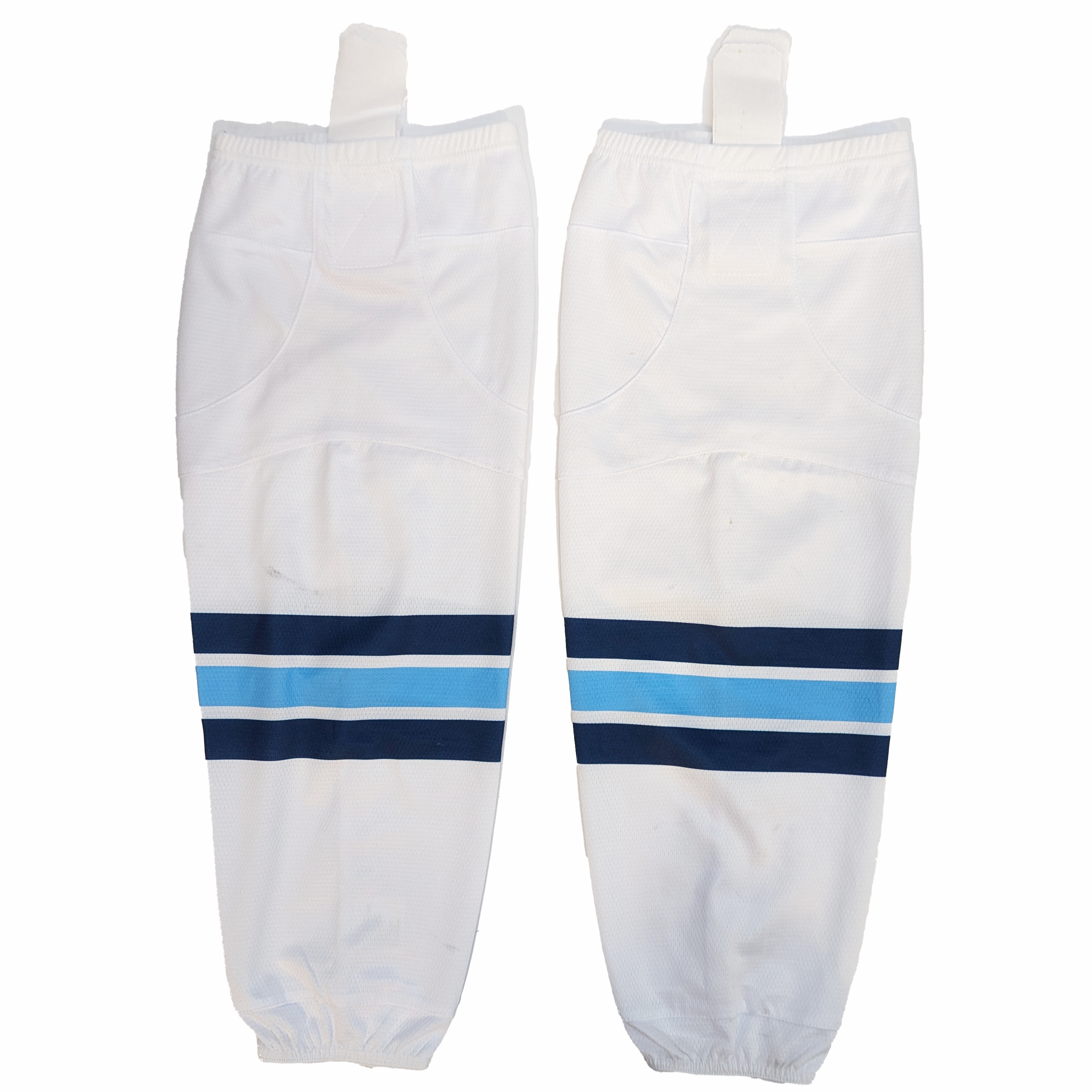 USHL - Chaussettes usagées (blanc/bleu/bleu marine)
